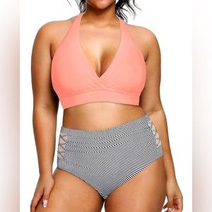 Halter Bikini Swimsuit Set